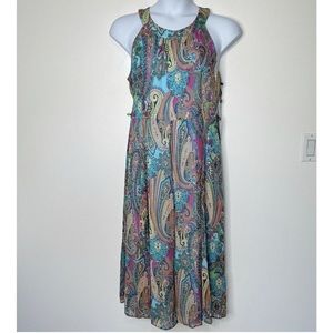 Tommy Hilfiger Paisley Dress - Size 14 NWT